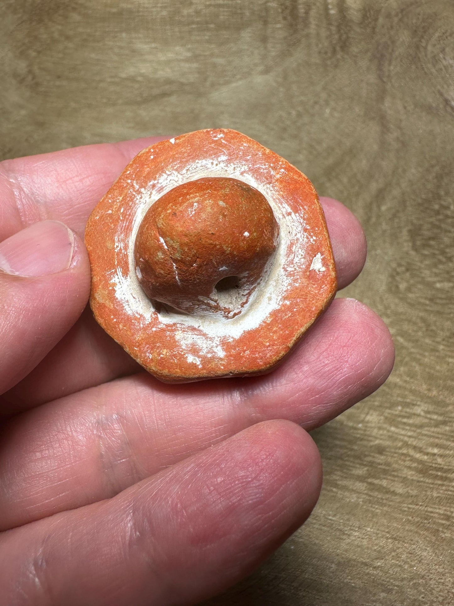 Greek-Style Medusa Terracotta Amulet | Octagonal Face Plaque | Ancient Mythology-Inspired Ceramic Talisman | Rustic Clay Medallion