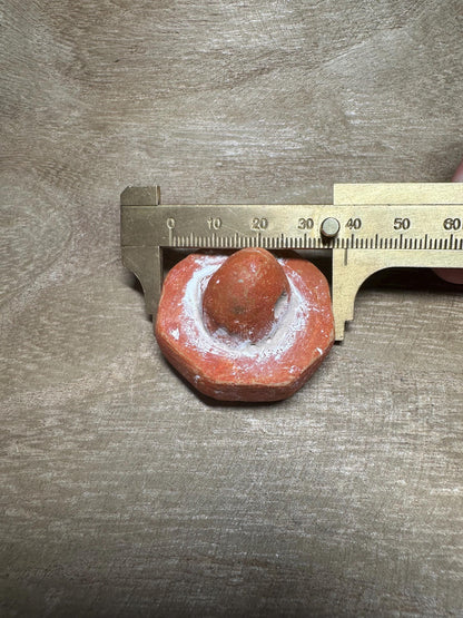 Greek-Style Medusa Terracotta Amulet | Octagonal Face Plaque | Ancient Mythology-Inspired Ceramic Talisman | Rustic Clay Medallion