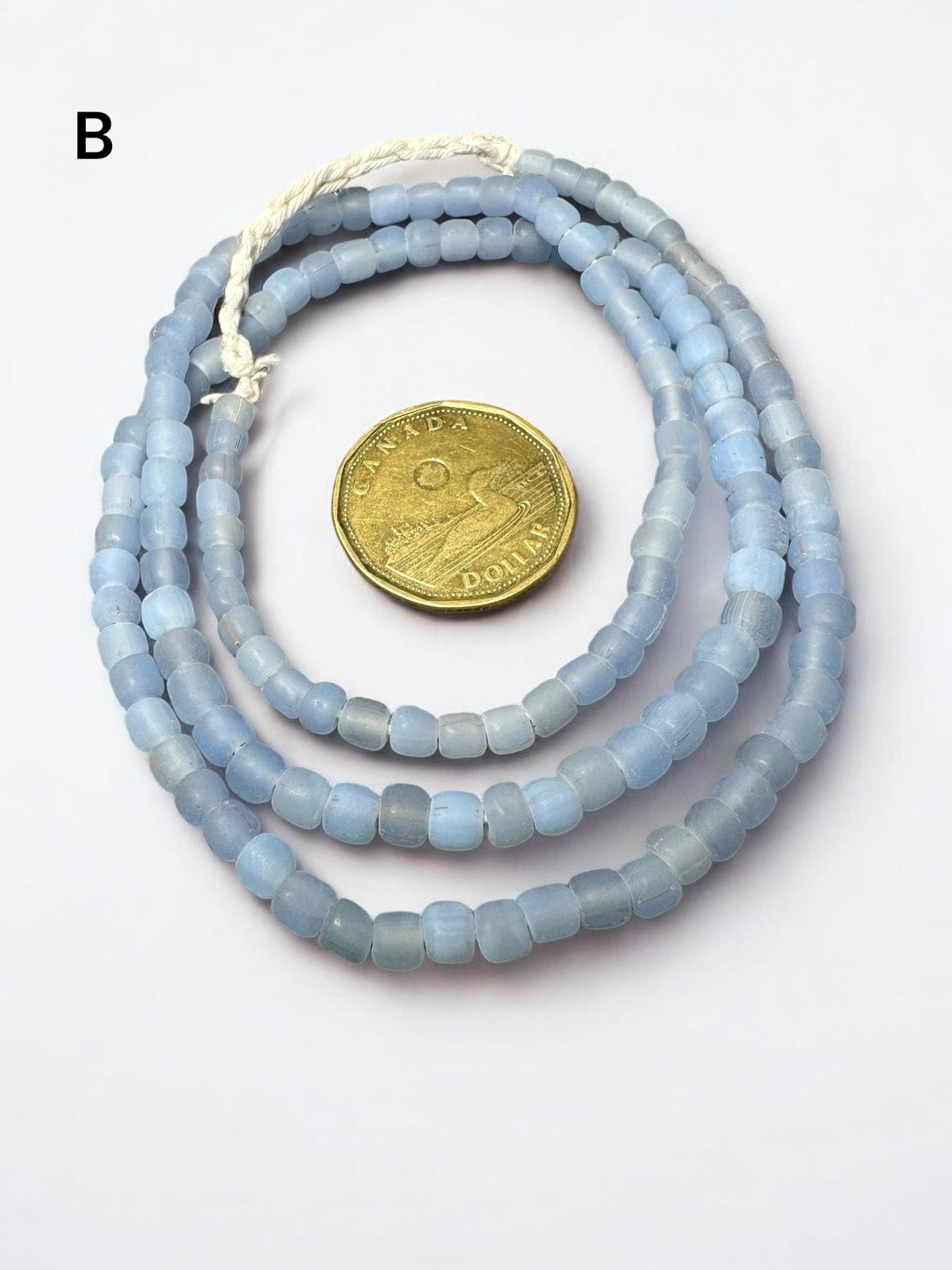 Indonesian Java Glass Beads: Handmade Rustic Spacer Beads