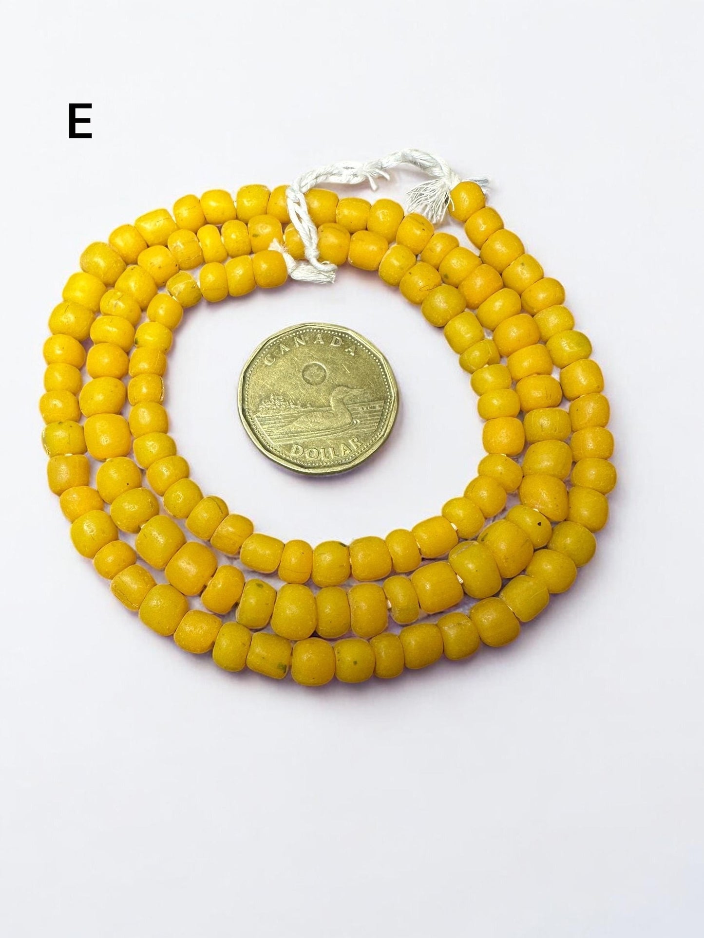 Indonesian Java Glass Beads: Handmade Rustic Spacer Beads