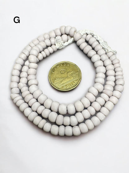 Handmade Java Glass Beads: Assorted Colors, Rustic Tribal Jewelry