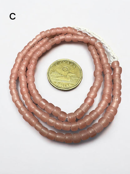 Handmade Java Glass Beads: Assorted Colors, Rustic Tribal Jewelry