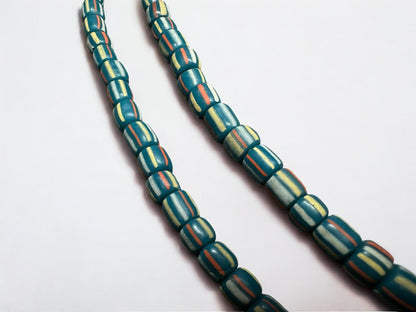 Colorful Java Glass Beads  Small Indonesia Spacer Beads for Jewelry