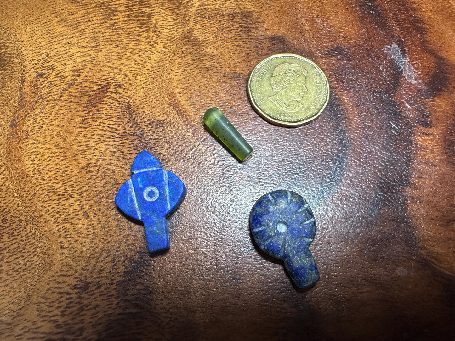 Rustic Gemstone Amulet Collection  15 Hand Carved Jade, Agate, Lapis Beads for Jewelry Crafts