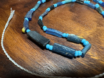 Rare Ancient Roman Glass Beads: Mixed Color Afghani Strand