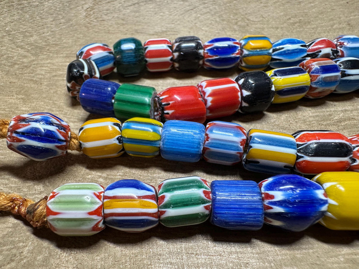 Vibrant Boho-Chic Necklace | Handknotted Nepalese Chevron Bead Masterpiece | Festival Ready Ethnic Statement Jewelry