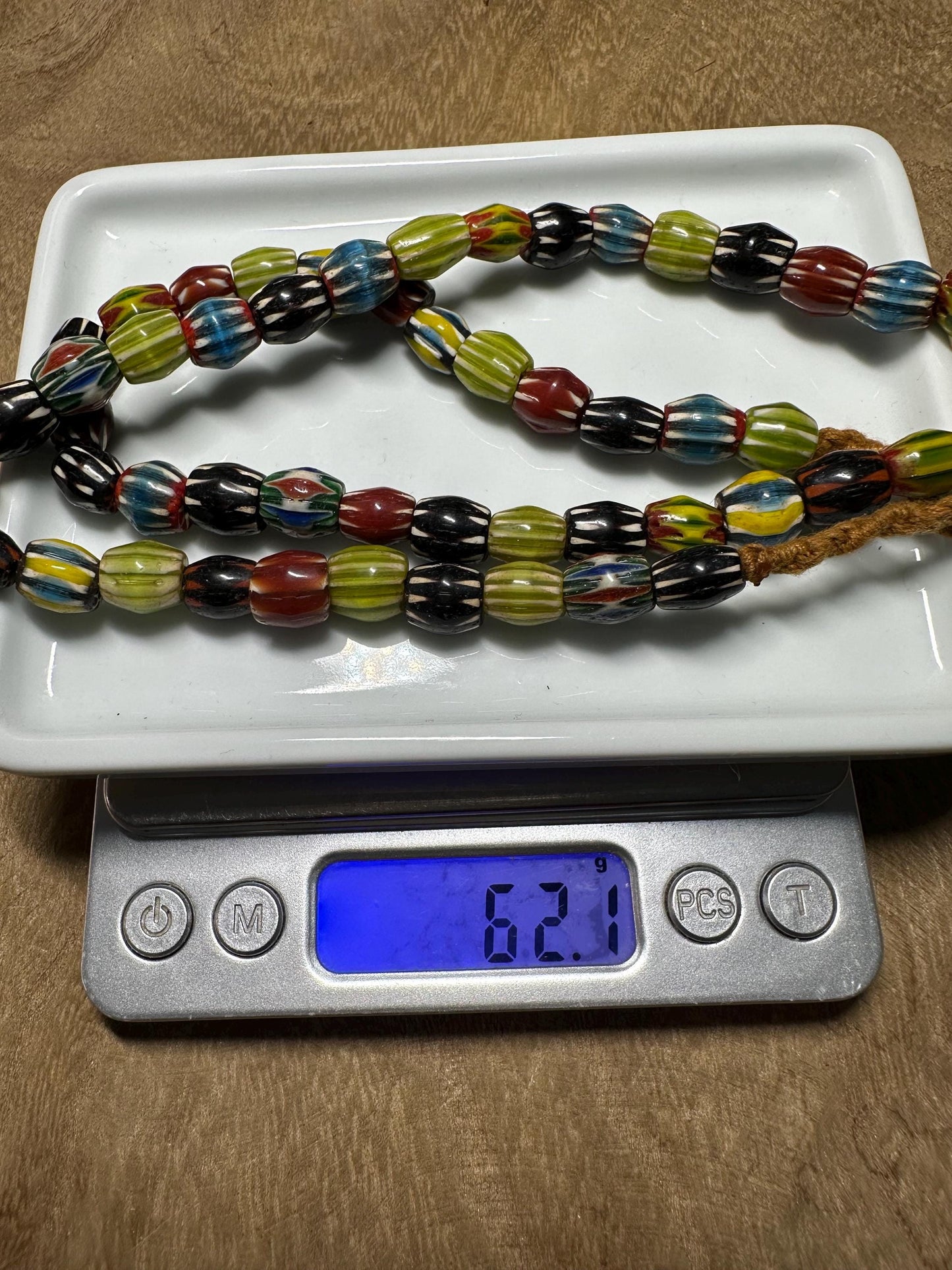 Handmade Nepal Chevron Glass Beads: Colorful Tribal Jewelry Supplies