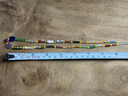 Afghani Ancient Roman Glass Beads Necklace  One of a Kind Ethnic Treasure