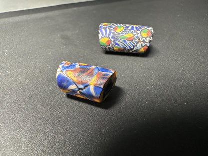 Antique Millefiori Trade Beads: Venetian Cylinder Glass