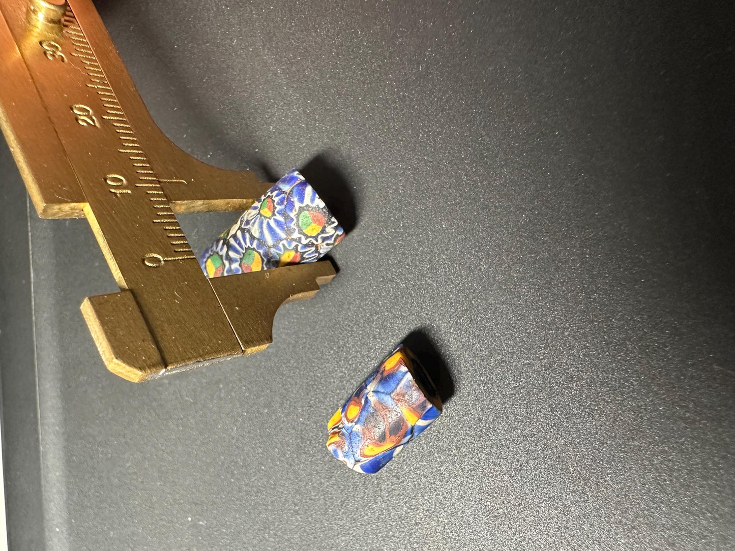 Antique Millefiori Trade Beads: Venetian Cylinder Glass