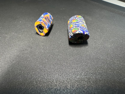 Antique Millefiori Trade Beads: Venetian Cylinder Glass