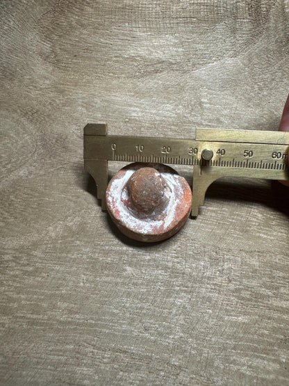 Greek-Style Terracotta Portrait Plaque | Classical Face Medallion | Ancient-Inspired Clay Amulet | Rustic Ceramic Talisman Coin