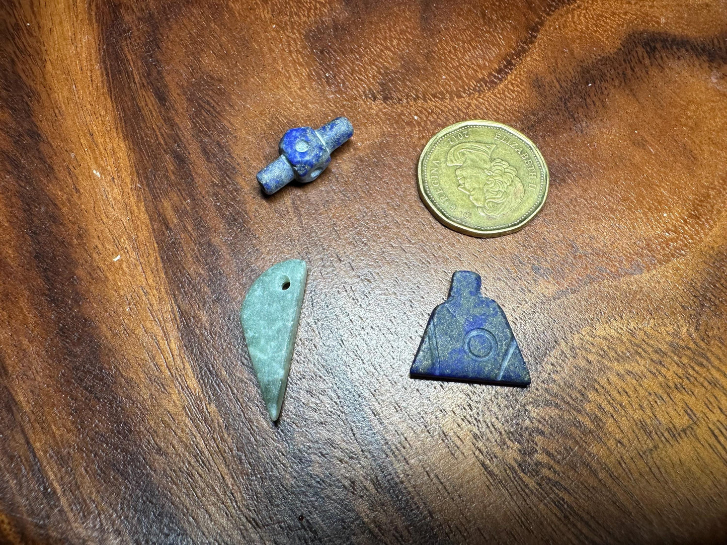 Boho Gemstone Pendant Lot: 15 Tribal Carved Amulets