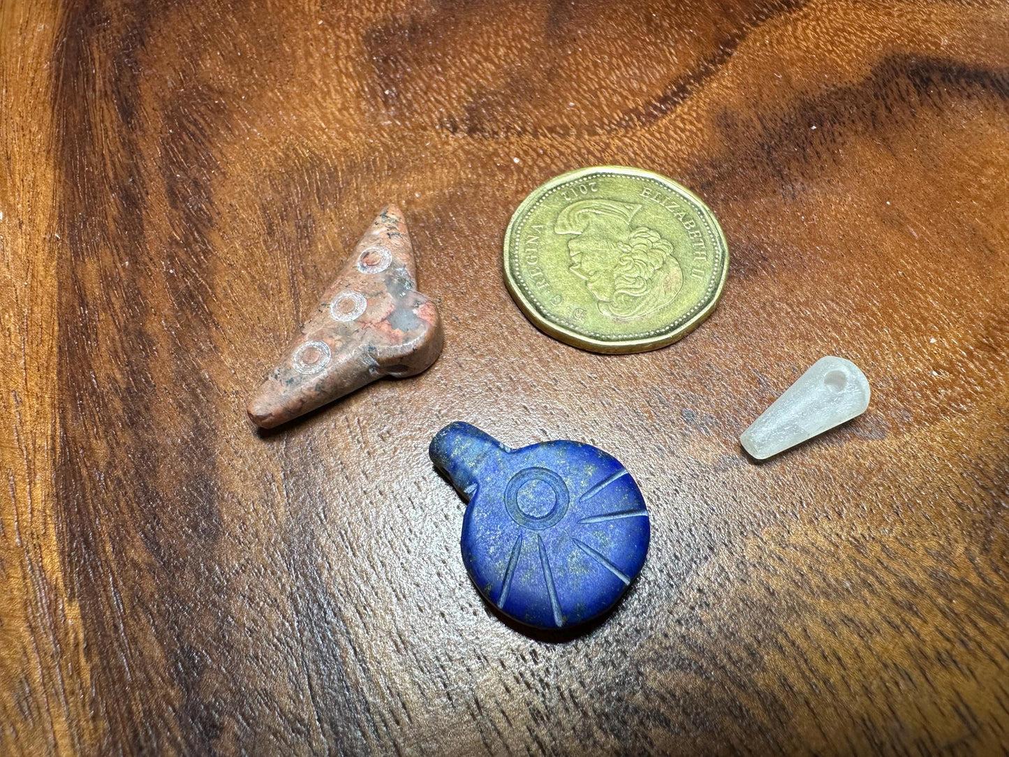 Boho Gemstone Pendant Lot: 15 Tribal Carved Amulets