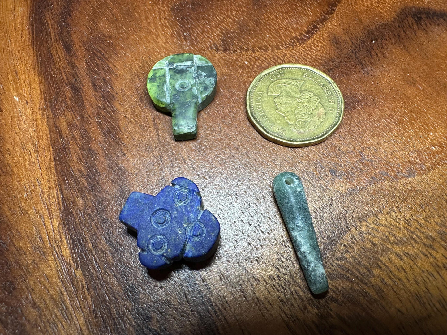 Boho Gemstone Pendant Lot: 15 Tribal Carved Amulets