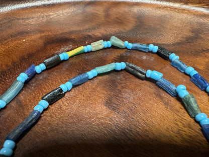 Rare Ancient Roman Glass Beads: Mixed Color Afghani Strand