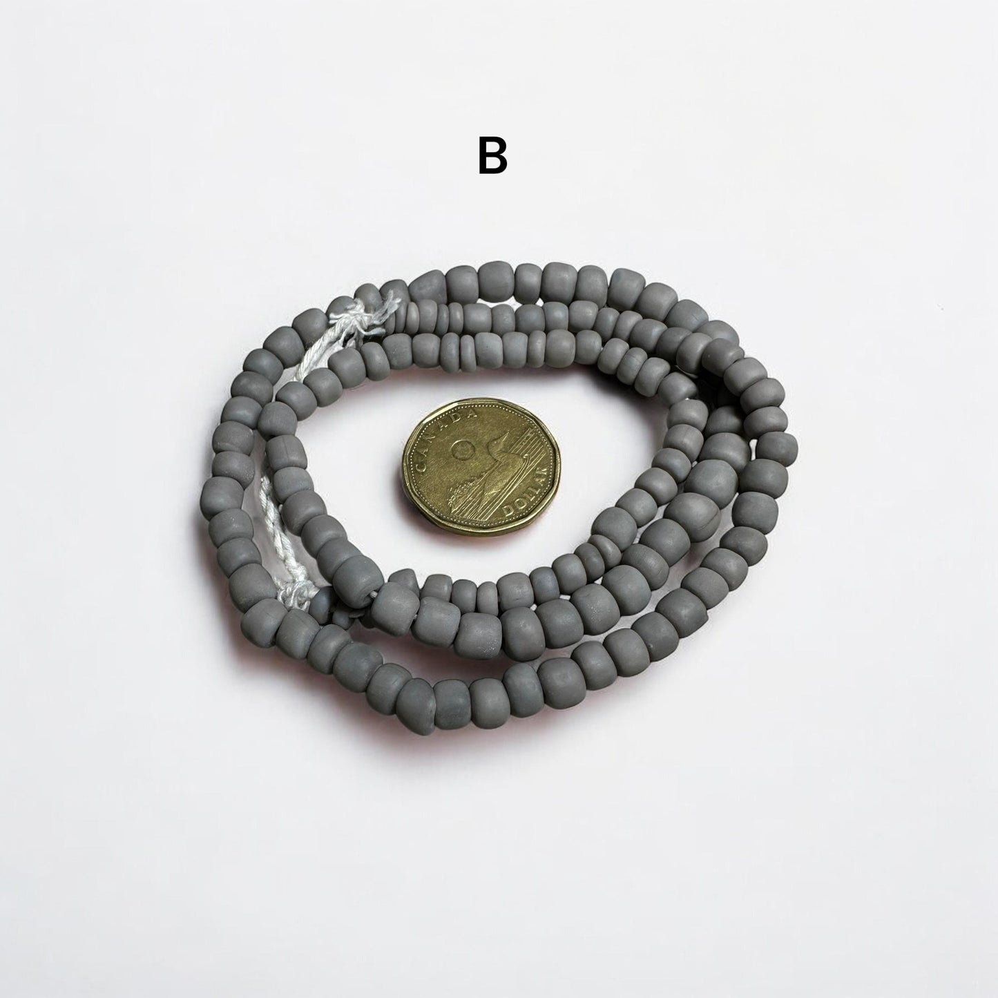 Rustic Java Glass Beads: Muted Pink, Neutral Boho Jewelry Supplies