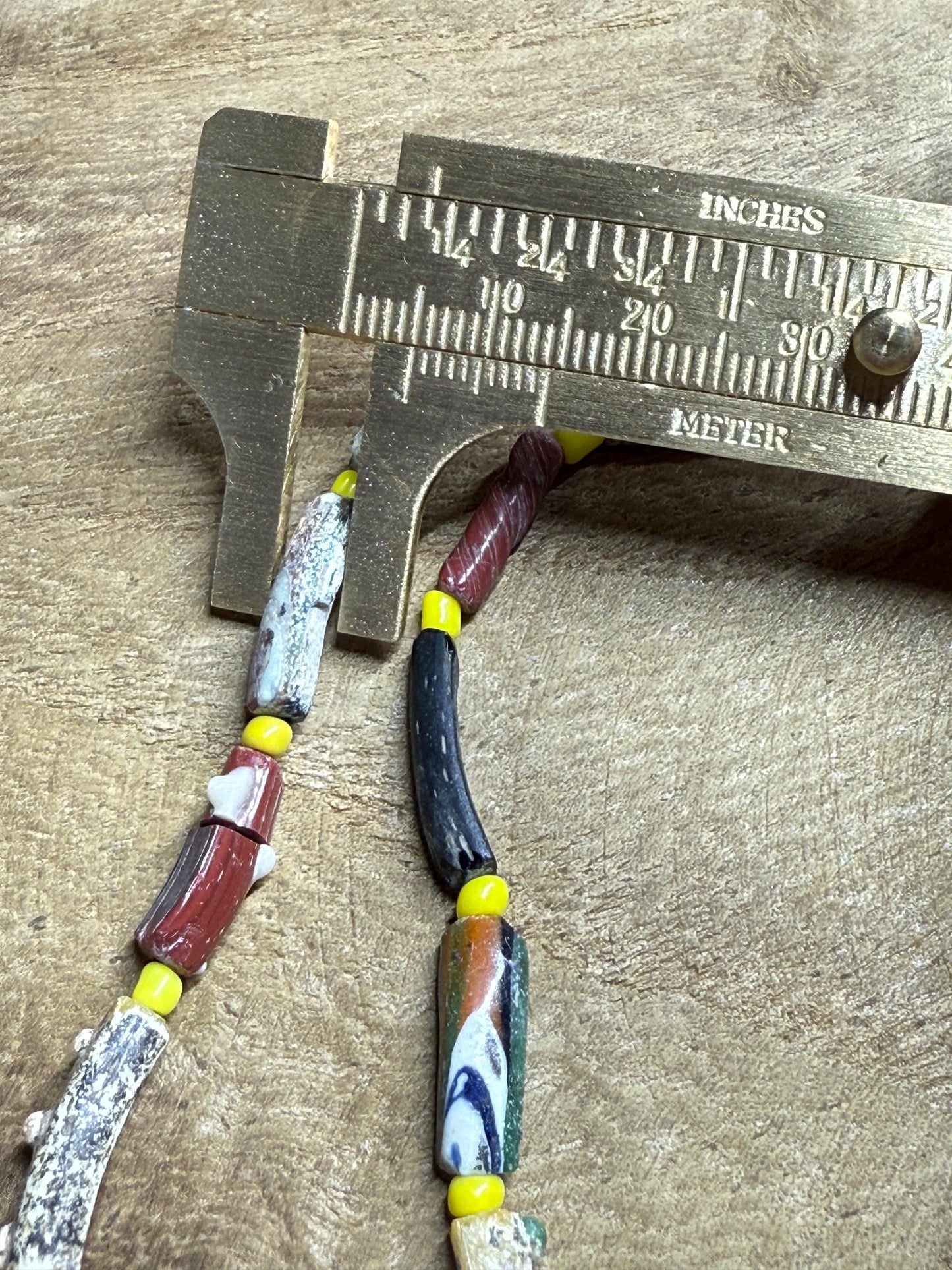 Afghani Ancient Roman Glass Beads Necklace  One of a Kind Ethnic Treasure