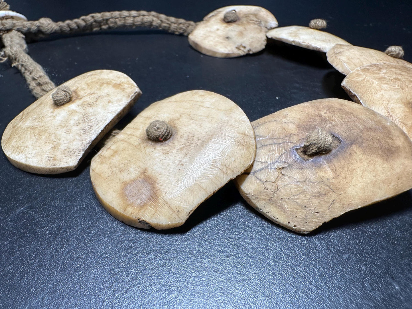 Handmade Nepal Conch Shell Necklace: Tribal Boho Jewelry