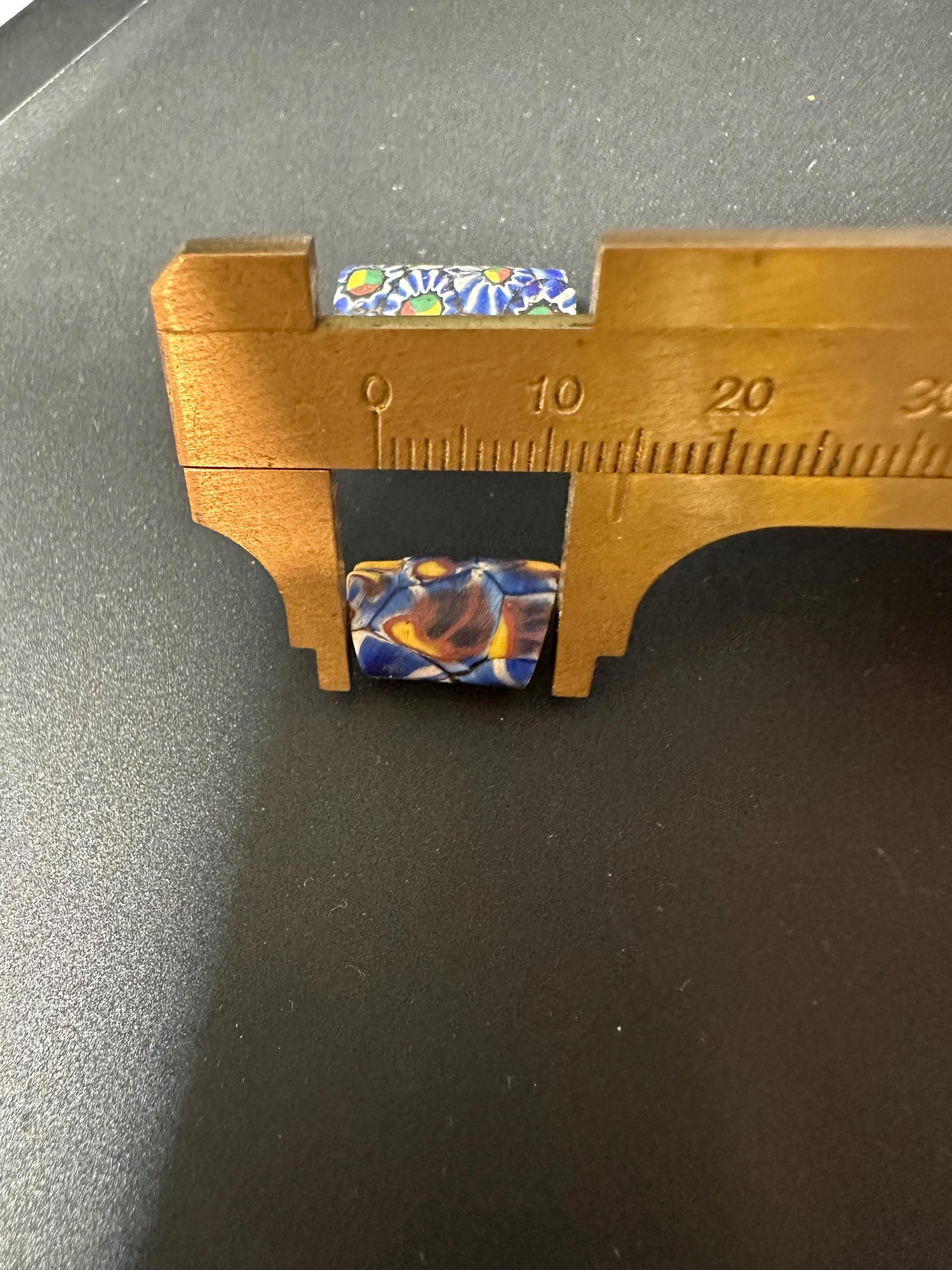 Antique Millefiori Trade Beads: Venetian Cylinder Glass