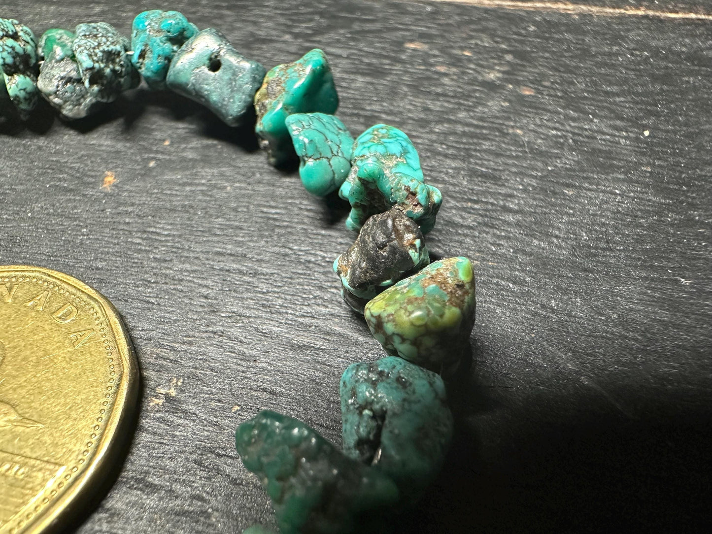 Natural Turquoise Nugget Beads: Hand-Polished Gemstone Jewelry Supplies