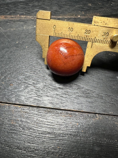 Himalayan Agate Onyx Beads: Rustic Red-Brown Gemstone Pair