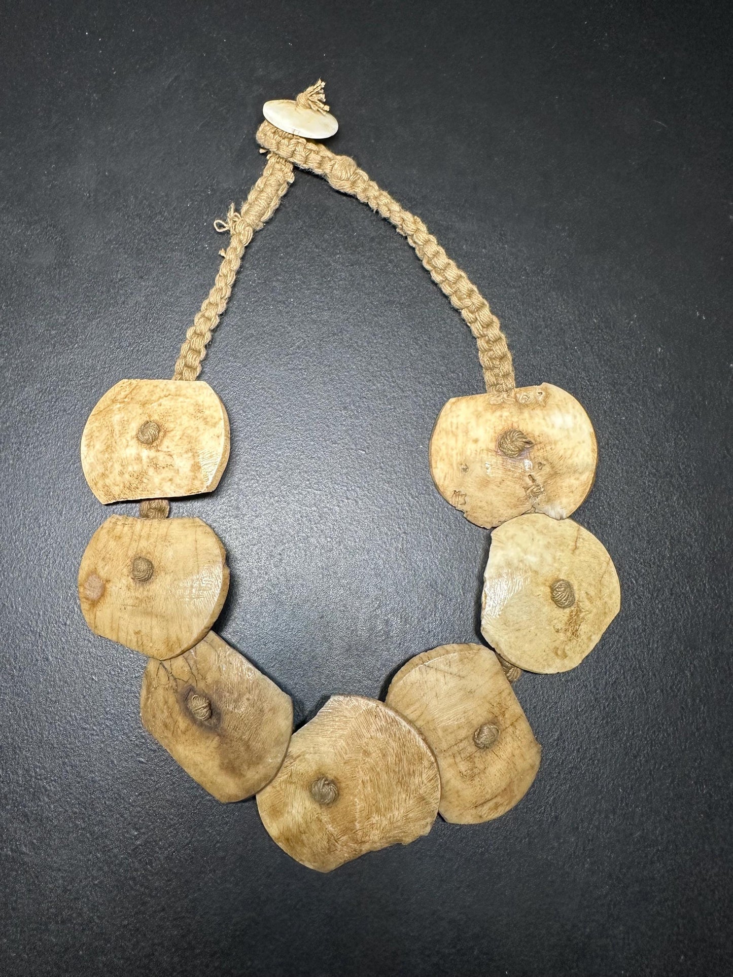 Handmade Nepal Conch Shell Necklace: Tribal Boho Jewelry