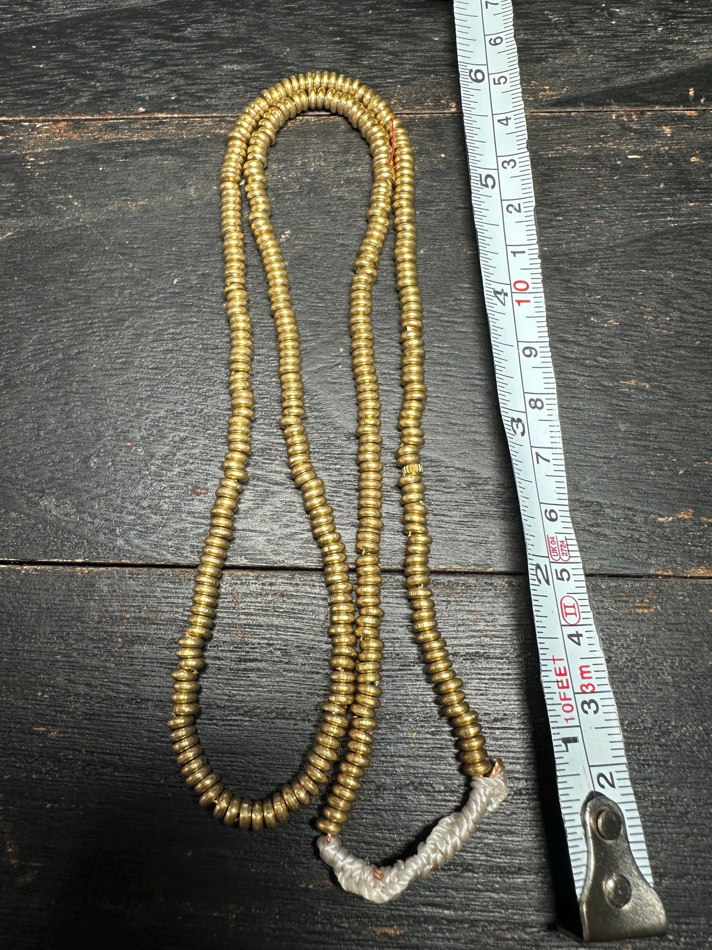 Handmade Nepal Brass Spacer Beads: African Style Jewelry Supplies