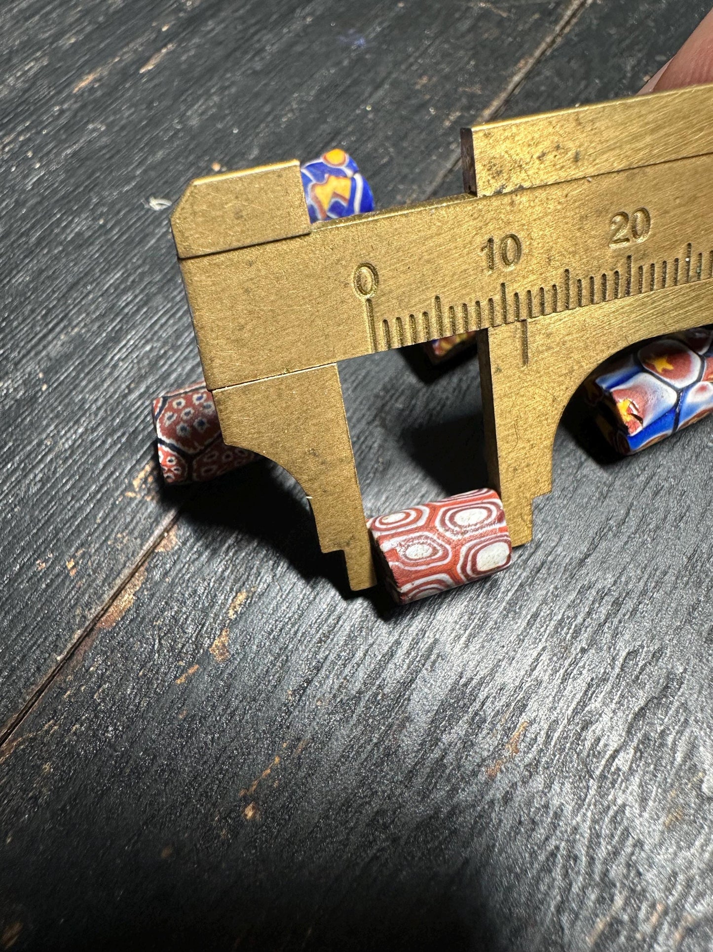 5 Pics Rare Venetian Millefiori Beads  Antique African Trade Beads for Jewelry & Crafts