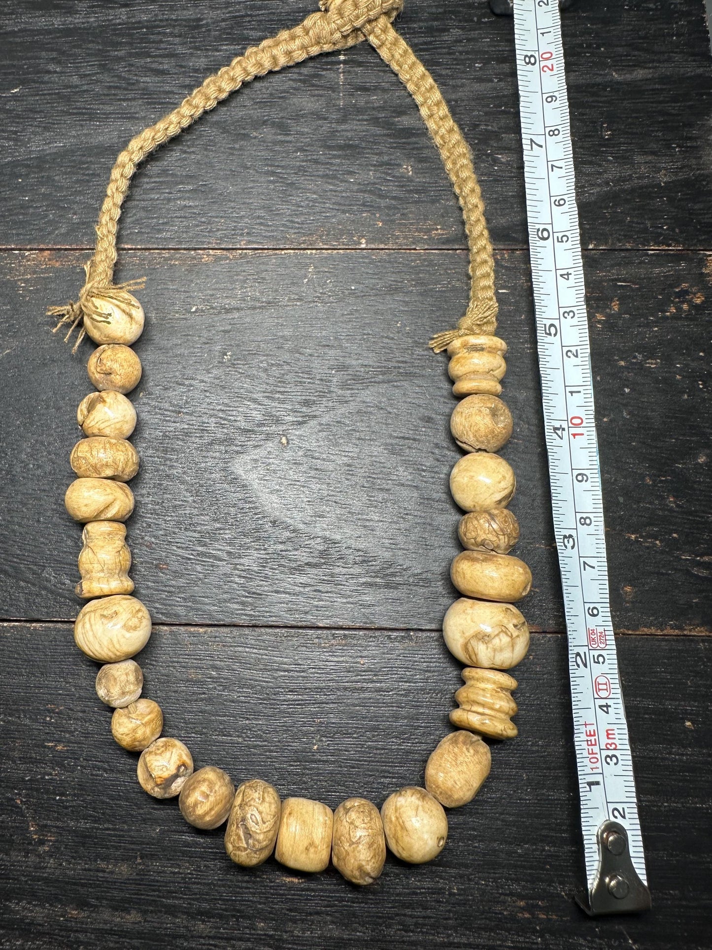 Handmade Nepal Conch Shell Necklace: Tribal Boho Jewelry