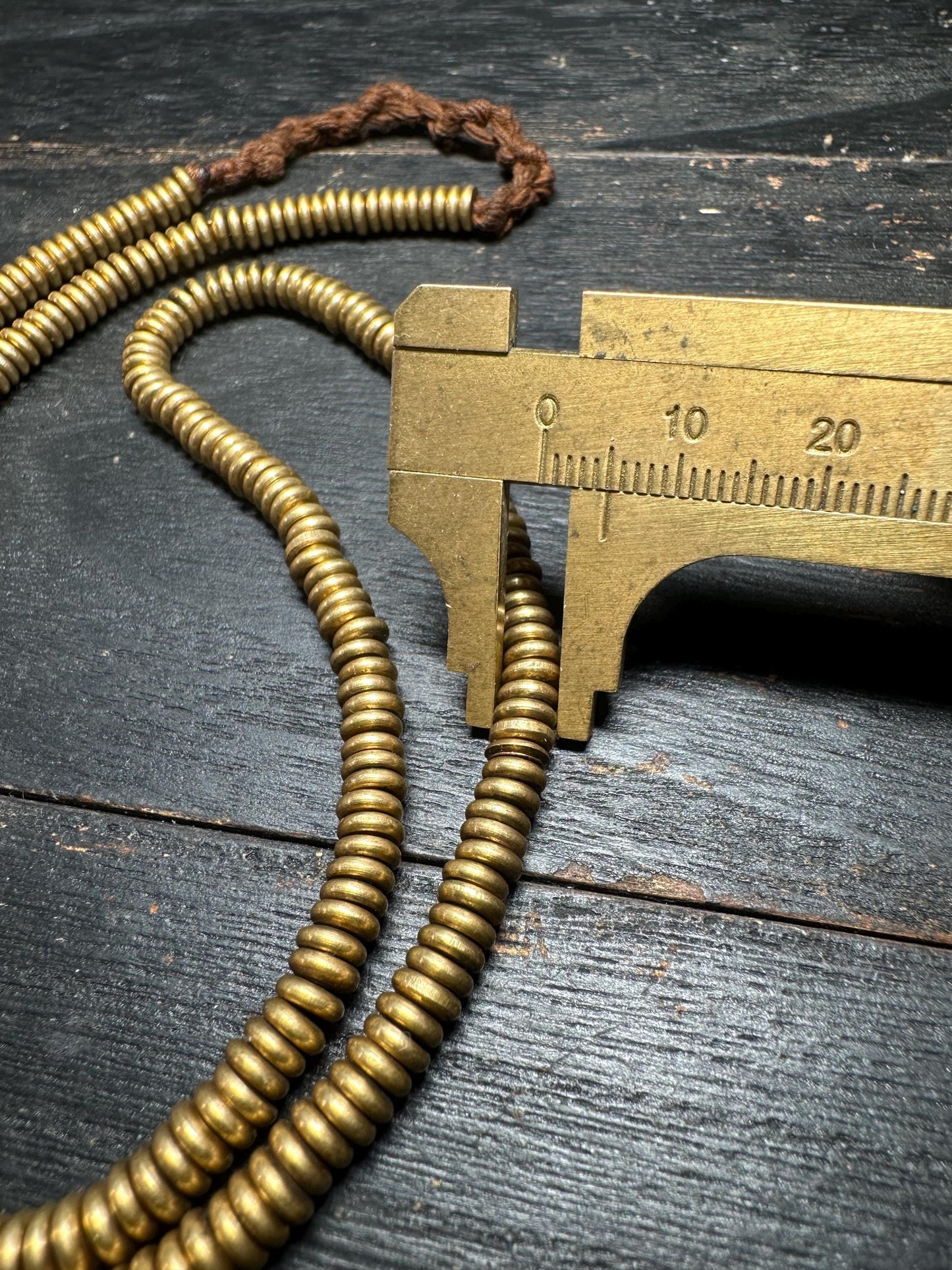 Handmade Nepal Brass Spacer Beads: African Style Jewelry Making