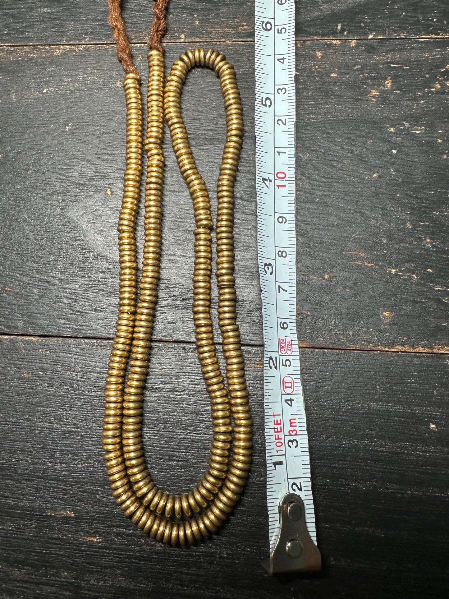 Handmade Nepal Brass Spacer Beads: African Style Jewelry Making