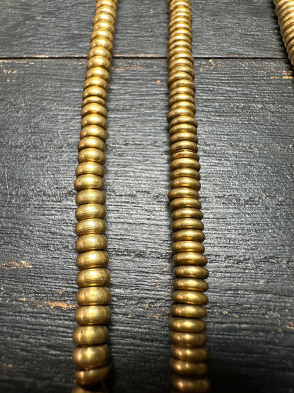 Handmade Nepal Brass Spacer Beads: African Style Jewelry Making