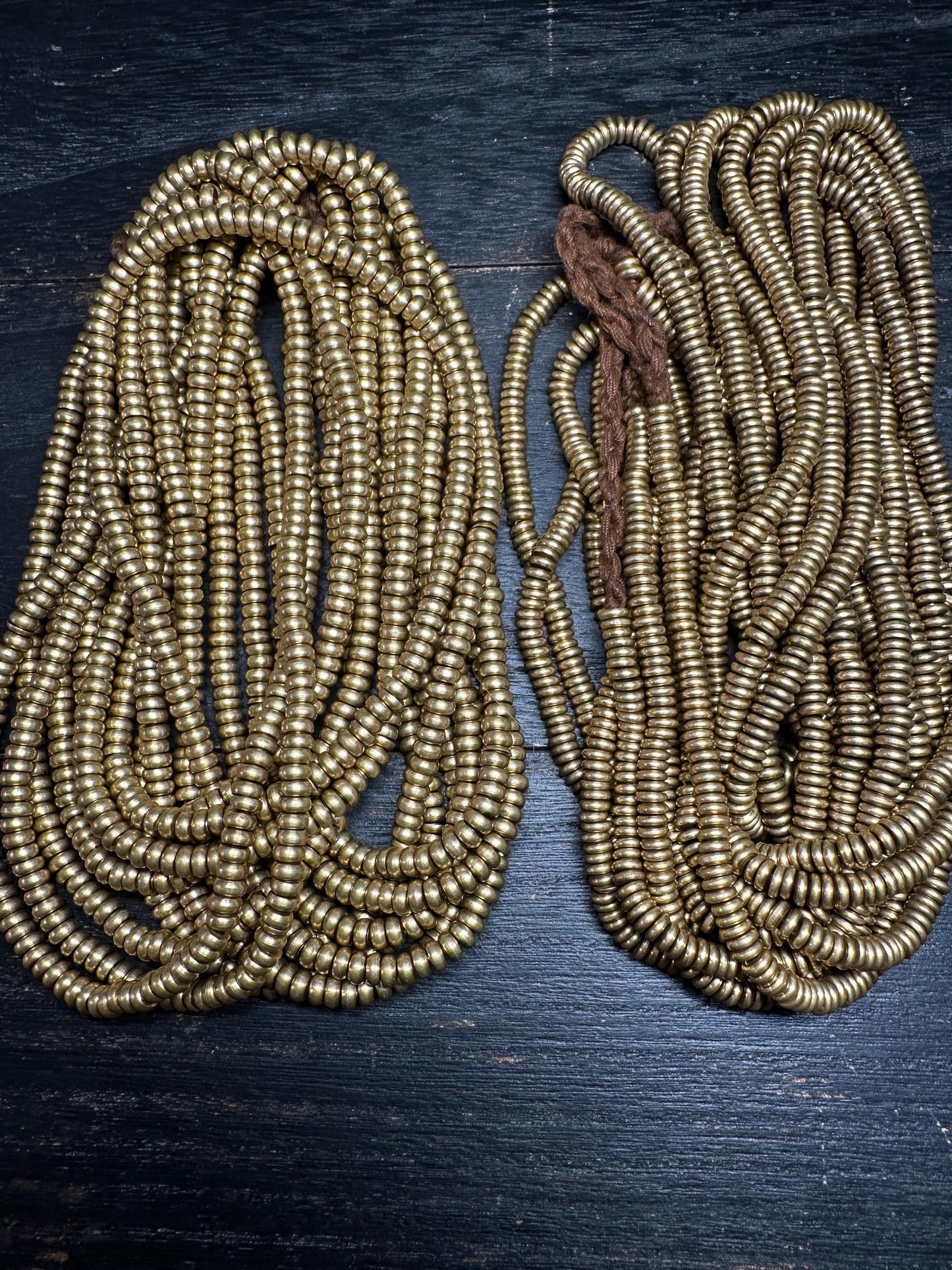 Handmade Nepal Brass Spacer Beads: African Style Jewelry Making