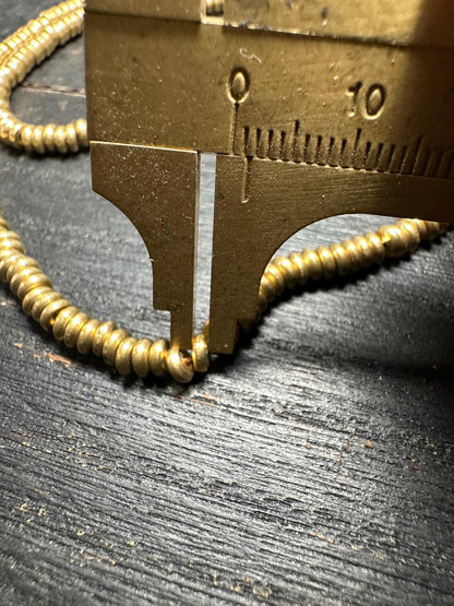Handmade Nepal Brass Spacer Beads: African Style Jewelry Supplies