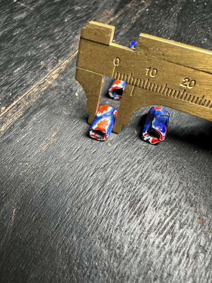 Antique Millefiori Trade Beads: Venetian Cylinder Mosaic Glass