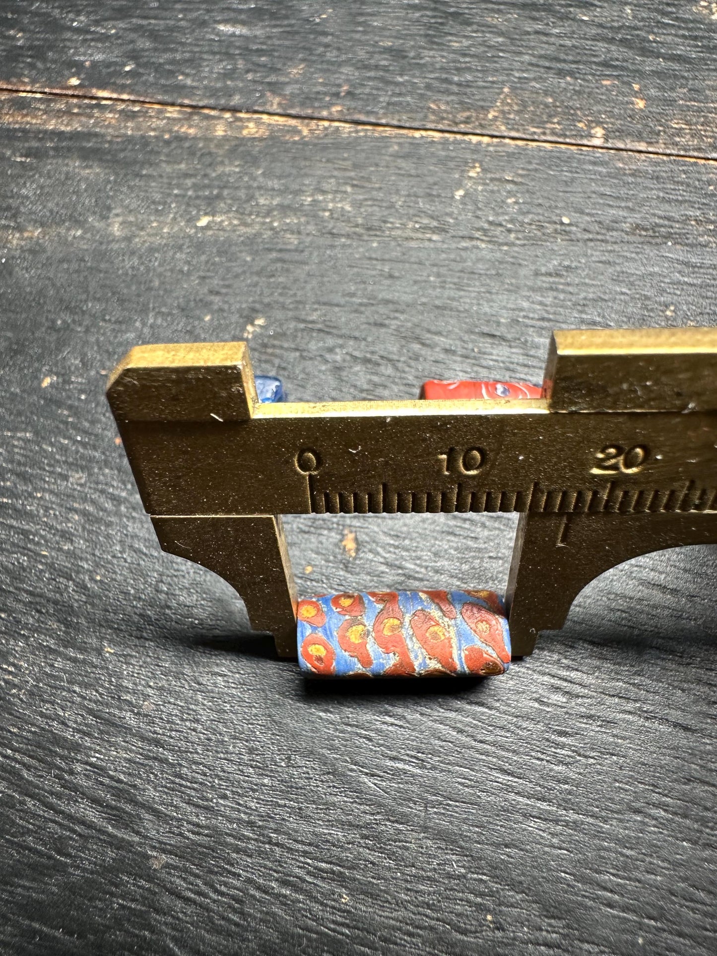 3 Pics Antique Millefiori Glass Beads  Venetian African Trade Beads for Crafts & Jewelry