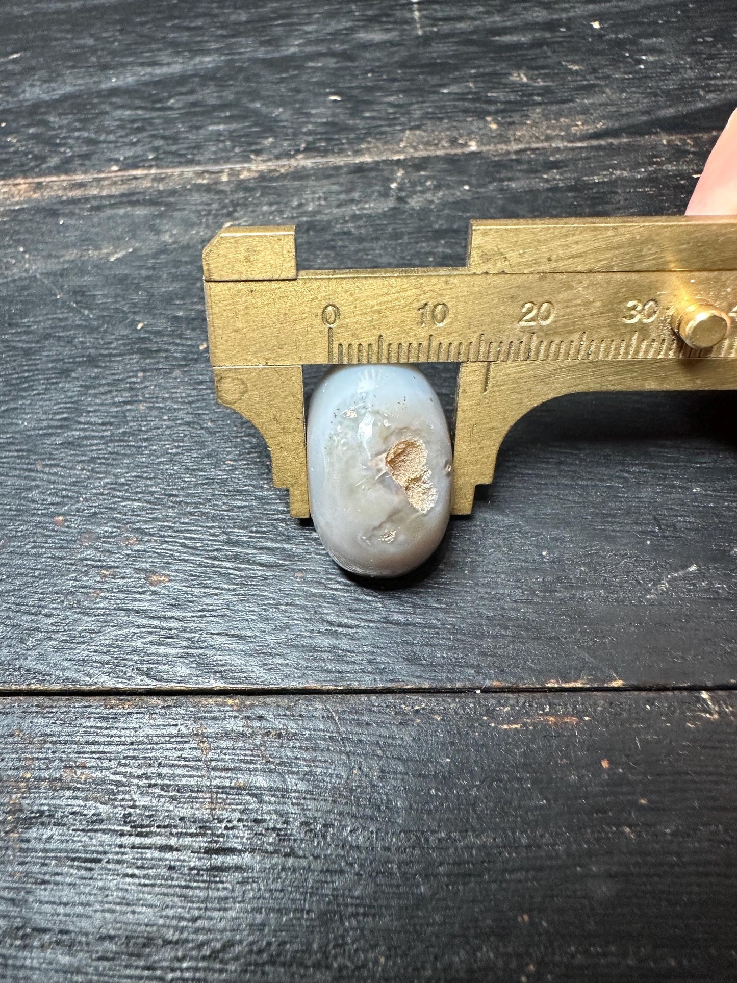 Hand-Carved Agate Intaglio Pendant  Ancient Style Stone Bead  Rounded Back Amulet for Jewelry Making