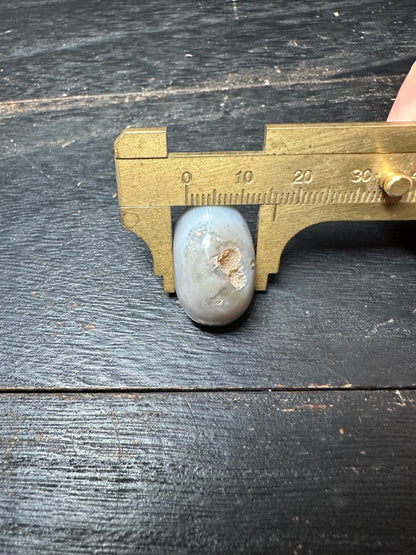 Hand-Carved Agate Intaglio Pendant  Ancient Style Stone Bead  Rounded Back Amulet for Jewelry Making