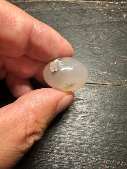 Agate Focal Bead  Artisan Intaglio Pendant  Rounded Back Carved Stone for Necklace Design