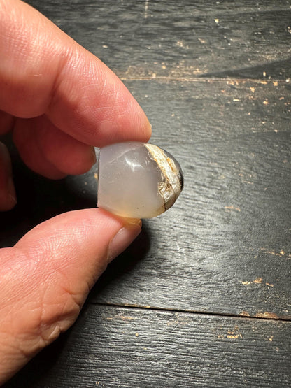 Hand Carved Agate Intaglio Pendant: Ancient Style Jewelry Bead