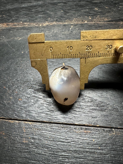 Hand Carved Agate Intaglio Pendant: Ancient Style Jewelry Bead