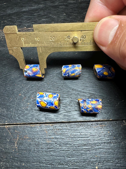 Antique Millefiori Beads: Venetian Cylinder Trade Beads for Jewelry