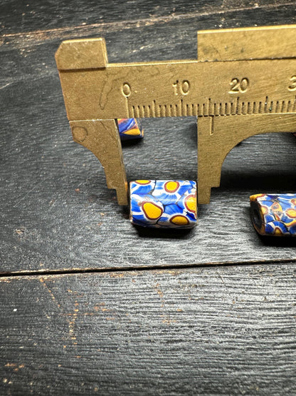Antique Millefiori Beads: Venetian Cylinder Trade Beads for Jewelry