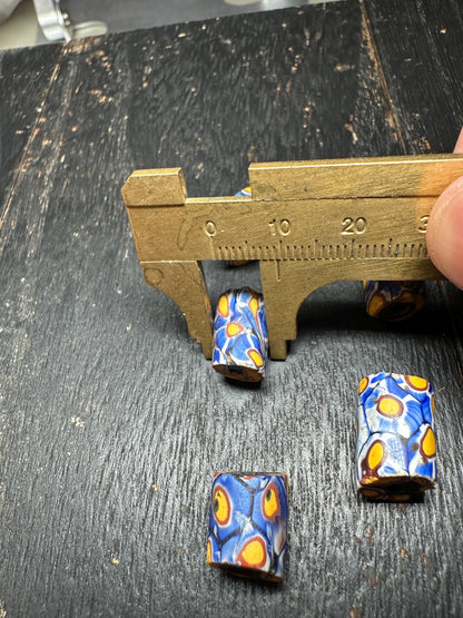 Antique Millefiori Beads: Venetian Cylinder Trade Beads for Jewelry