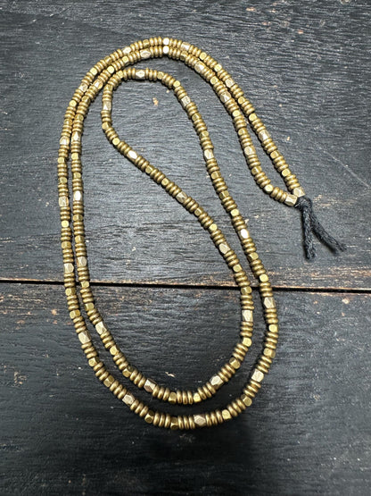 Handmade Nepal Brass Spacer Beads: Rustic Ethnic Jewelry Supplies (2.5-3mm