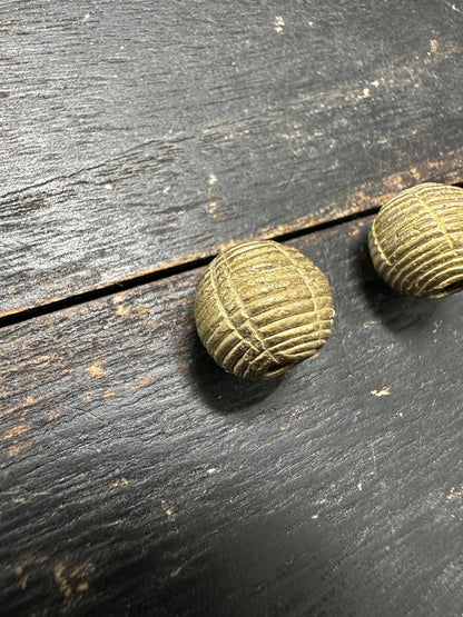 Handmade African Brass Round Beads: Ashanti Jewelry Design