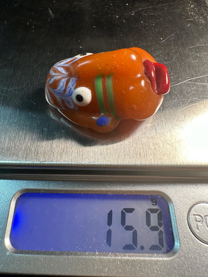 Folk Style Chinese Face Pendant  Art Jewelry Component