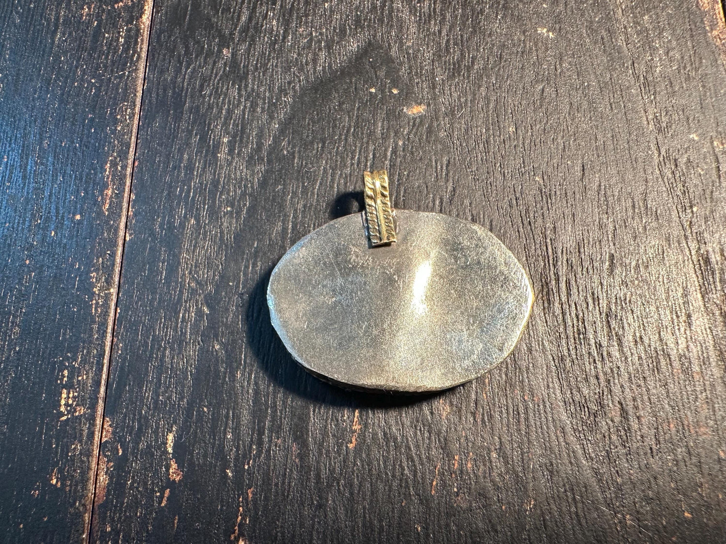 Sassanian Lapis Lazuli Pendant: Hand-Carved Persian Eagle Amulet