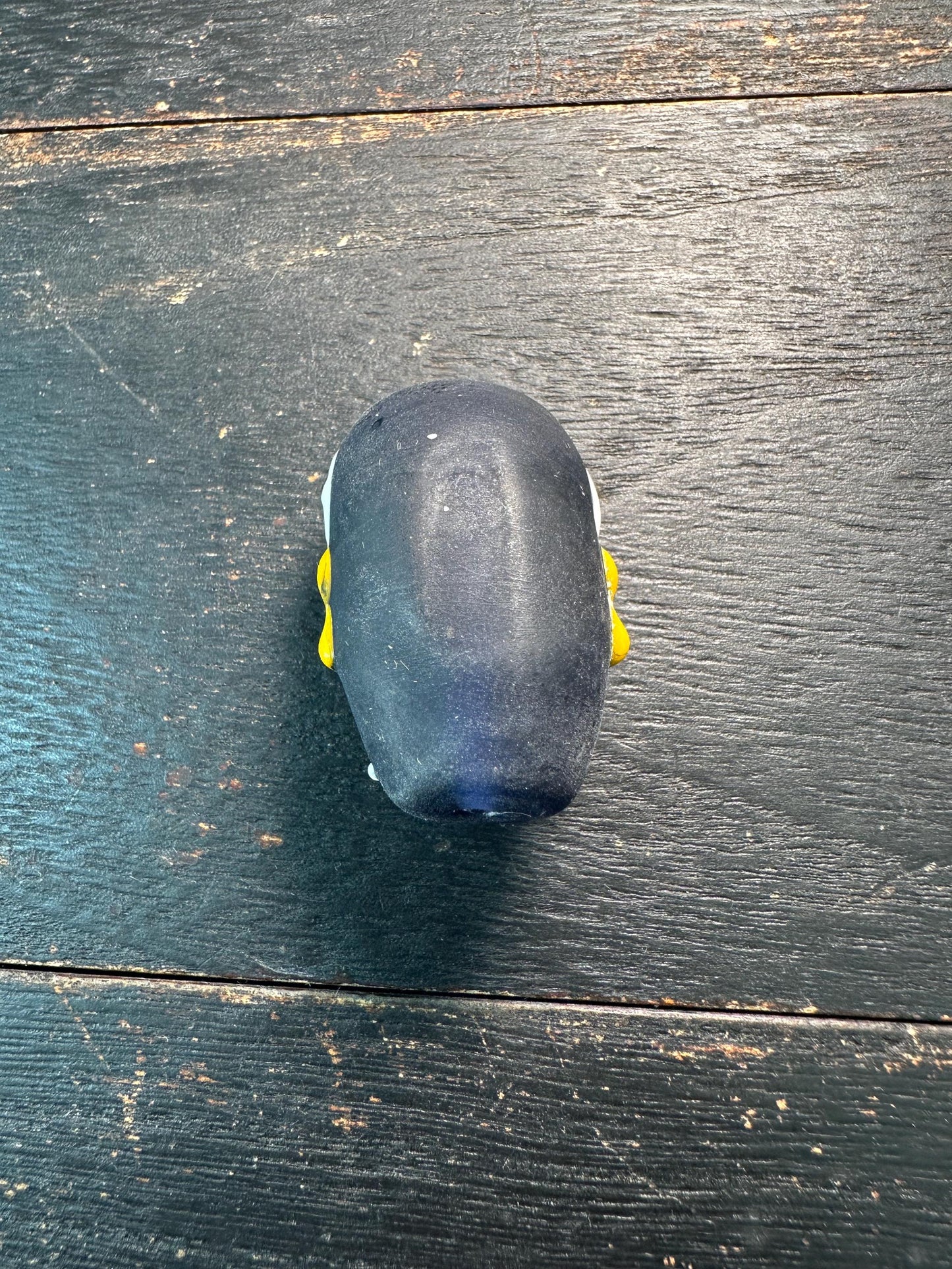 Handcrafted Chinese Opera Mask Pendant  Recycled Glass Folk Art